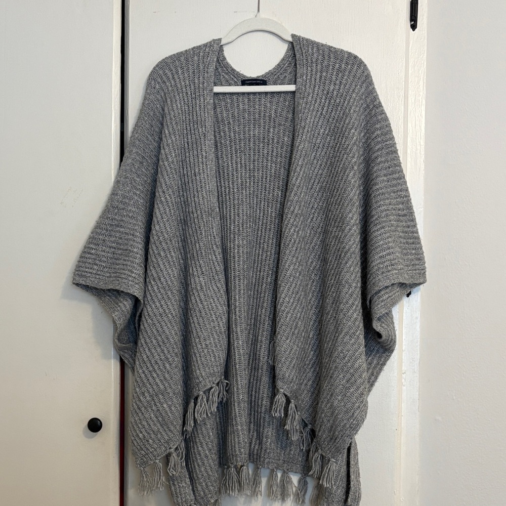 American Eagle Shawl Sweater
